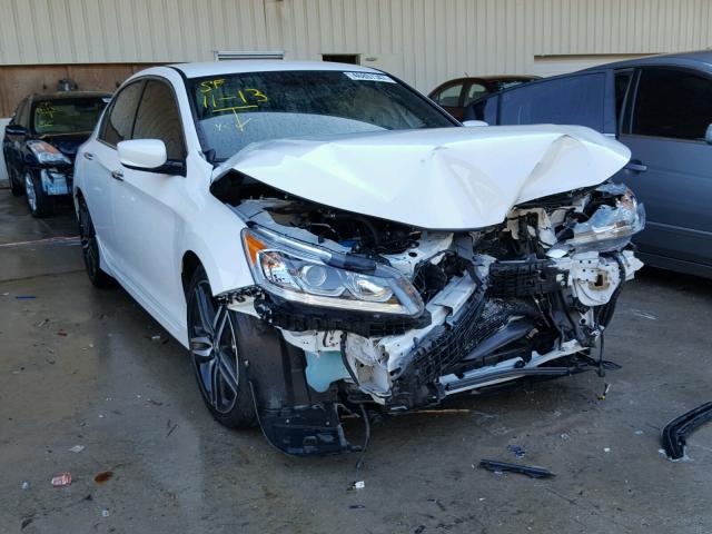 1HGCR2F55GA024690 - 2016 HONDA ACCORD SPO WHITE photo 1