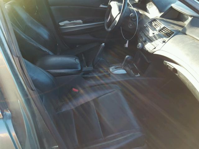 1HGCP36868A010305 - 2008 HONDA ACCORD GREEN photo 5