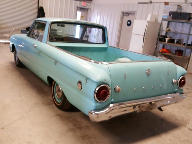 2R27U188956 - 1962 FORD RANCHERO BLUE photo 3