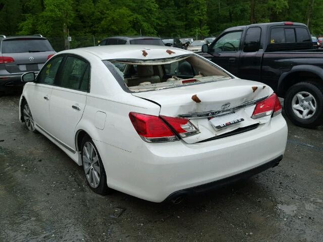 4T1BK3DB1BU379517 - 2011 TOYOTA AVALON BAS WHITE photo 3