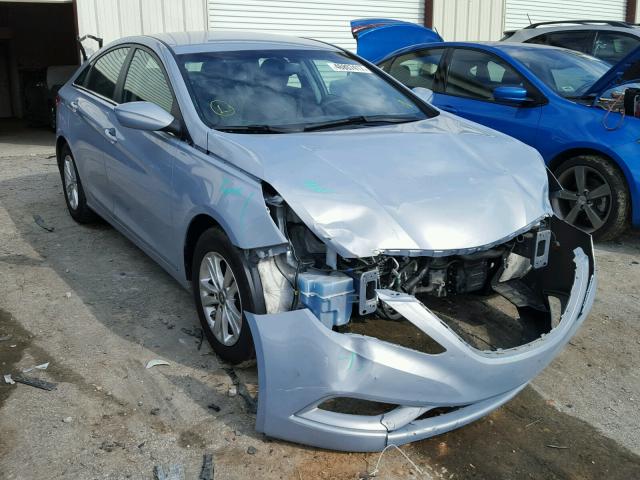 5NPEB4AC6DH718368 - 2013 HYUNDAI SONATA GLS BLUE photo 1