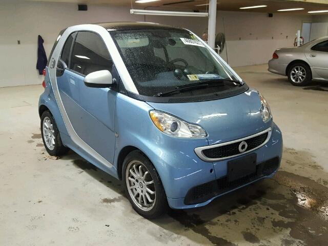 WMEEJ9AA8EK732162 - 2014 SMART FORTWO ELE BLUE photo 1