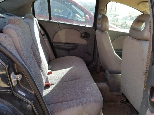 1G8AF52F25Z102642 - 2005 SATURN ION LEVEL BLACK photo 6