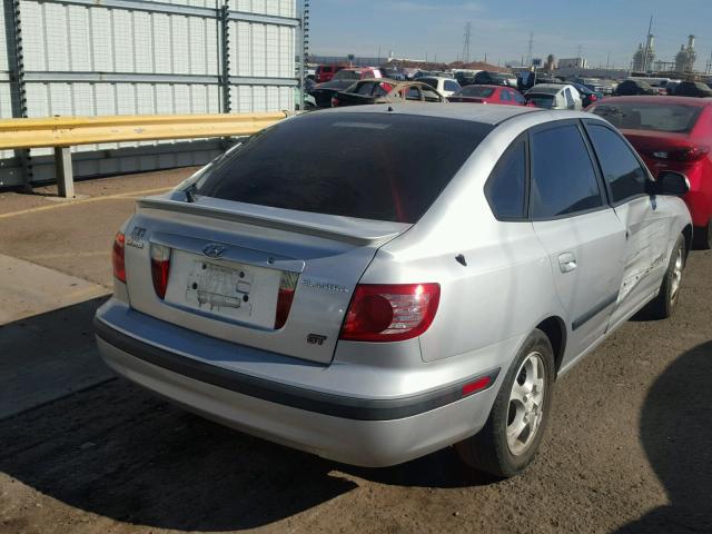 KMHDN56D65U144710 - 2005 HYUNDAI ELANTRA GL SILVER photo 4