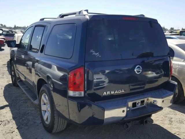 5N1AA08A86N714982 - 2006 NISSAN ARMADA SE BLUE photo 3