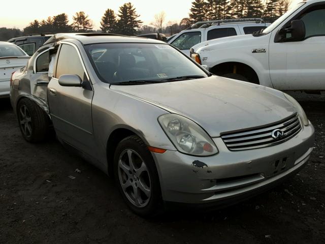 JNKCV51E13M318582 - 2003 INFINITI G35 SILVER photo 1