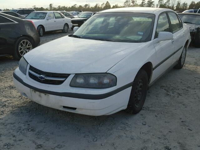 2G1WF52E719262029 - 2001 CHEVROLET IMPALA WHITE photo 2