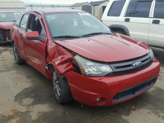 1FAHP3GNXAW252652 - 2010 FORD FOCUS SES RED photo 1