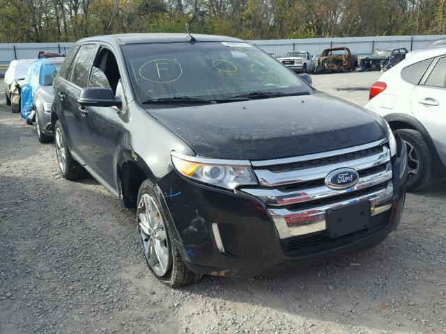 2FMDK4KC6EBB75431 - 2014 FORD EDGE LIMIT BLACK photo 1