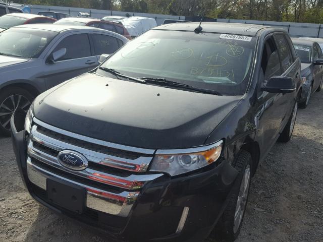 2FMDK4KC6EBB75431 - 2014 FORD EDGE LIMIT BLACK photo 2