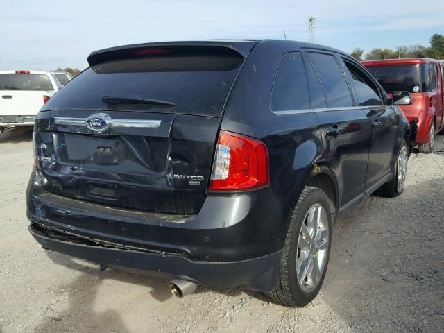 2FMDK4KC6EBB75431 - 2014 FORD EDGE LIMIT BLACK photo 4