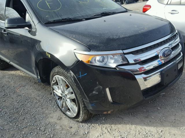 2FMDK4KC6EBB75431 - 2014 FORD EDGE LIMIT BLACK photo 9