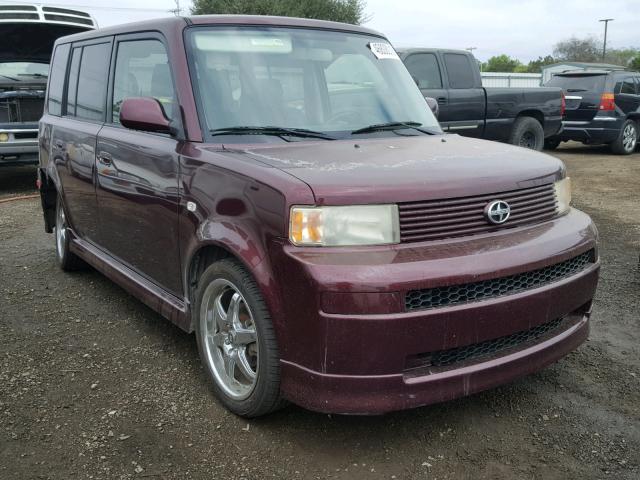 JTLKT324264033735 - 2006 TOYOTA SCION XB ბურგუნდია ფოტო 1