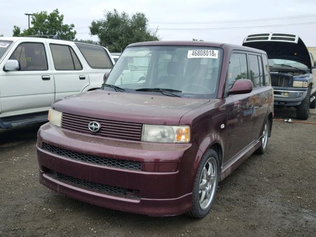 JTLKT324264033735 - 2006 TOYOTA SCION XB ბურგუნდია ფოტო 2