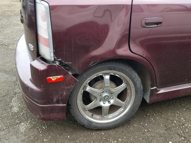 JTLKT324264033735 - 2006 TOYOTA SCION XB ბურგუნდია ფოტო 9