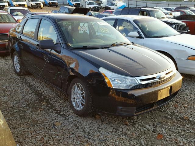 1FAHP35N99W227398 - 2009 FORD FOCUS SE BLACK photo 1