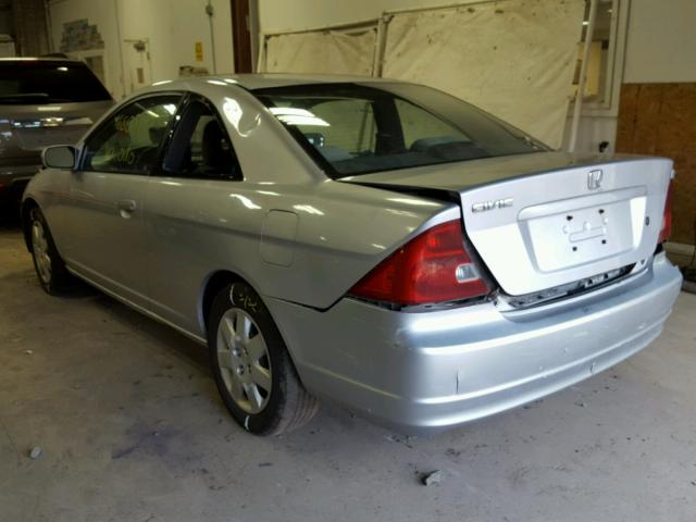 1HGEM22992L078314 - 2002 HONDA CIVIC EX ვერცხლისფერი ფოტო 3