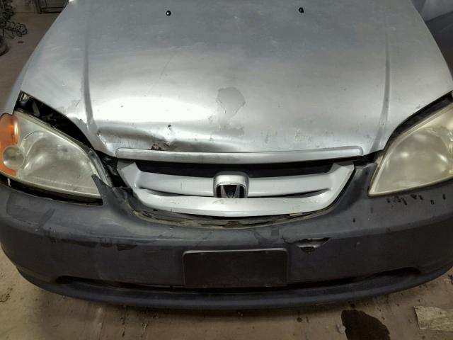 1HGEM22992L078314 - 2002 HONDA CIVIC EX ვერცხლისფერი ფოტო 7