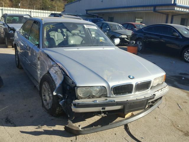 WBAGH8341YDP12376 - 2000 BMW 740 IL SILVER photo 1