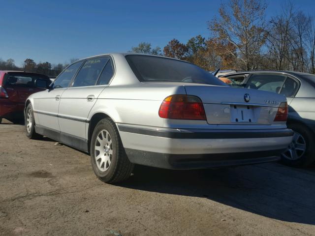 WBAGH8341YDP12376 - 2000 BMW 740 IL SILVER photo 3