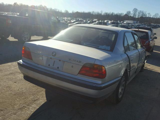 WBAGH8341YDP12376 - 2000 BMW 740 IL SILVER photo 4