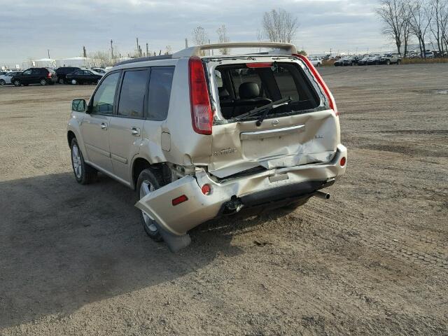 JN8BT08V66W207583 - 2006 NISSAN X-TRAIL XE BEIGE photo 3