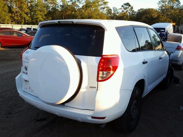 JTMBD33V466021560 - 2006 TOYOTA RAV4 WHITE photo 4