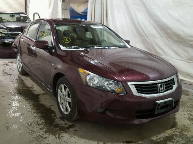 1HGCP36898A055612 - 2008 HONDA ACCORD EXL MAROON photo 1