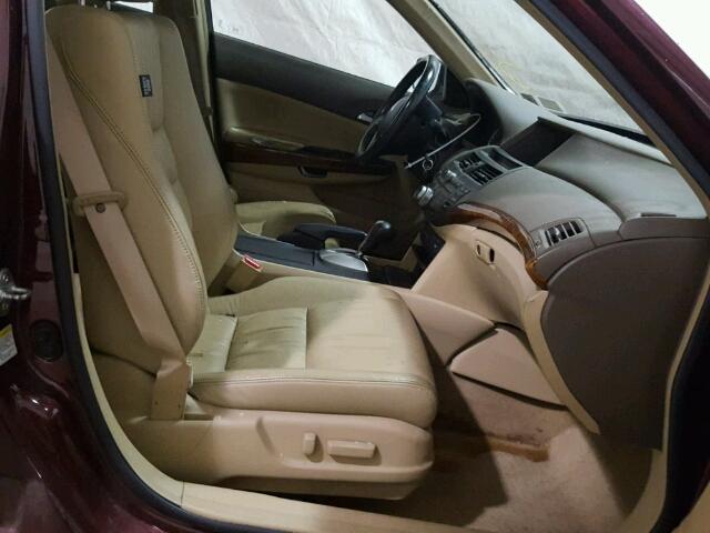 1HGCP36898A055612 - 2008 HONDA ACCORD EXL MAROON photo 5