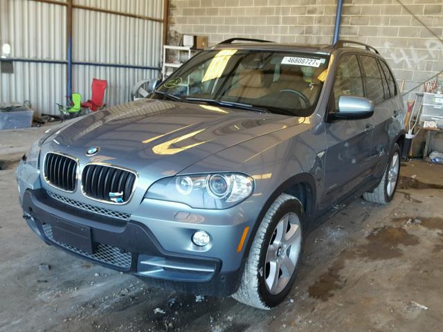 5UXFE43559L261502 - 2009 BMW X5 XDRIVE3 GRAY photo 2