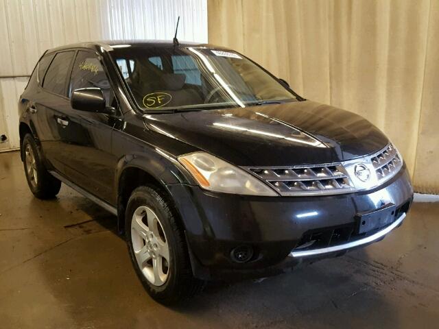 JN8AZ08T16W416206 - 2006 NISSAN MURANO SL BLACK photo 1