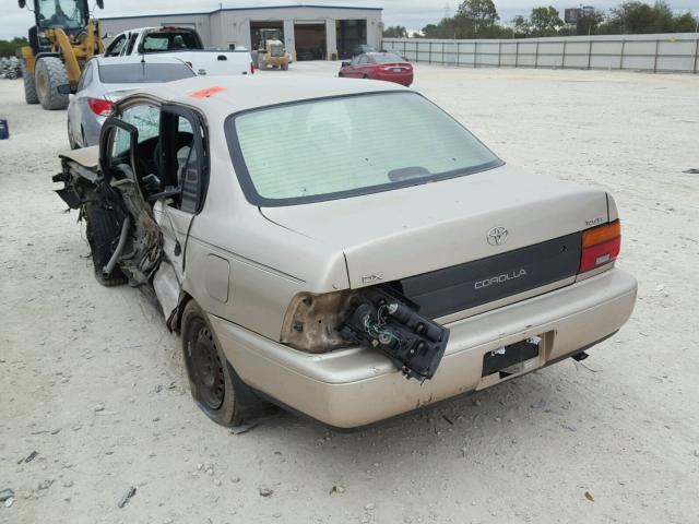 1NXAE09BXSZ256034 - 1995 TOYOTA COROLLA LE BEIGE photo 3