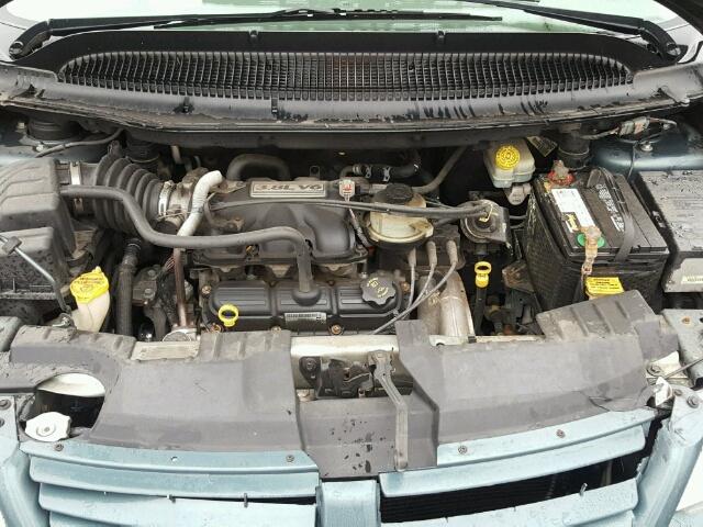 2D4GP44L25R404780 - 2005 DODGE GRAND CARA TEAL photo 7