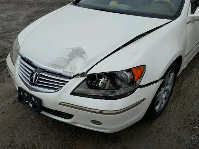 JH4KB16506C006320 - 2006 ACURA RL CREAM photo 9