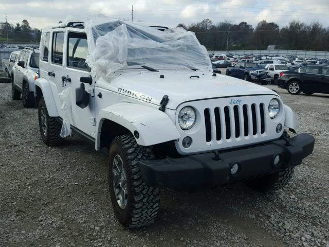 1C4BJWFG5GL190125 - 2016 JEEP WRANGLER U WHITE photo 1