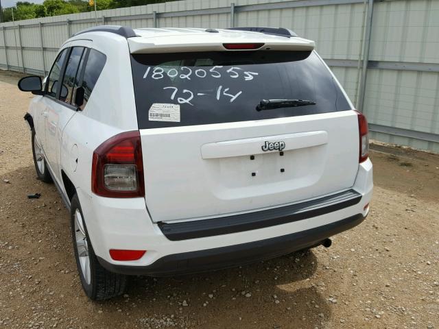 1C4NJCBB0GD506420 - 2016 JEEP COMPASS SP 白色 照片 3