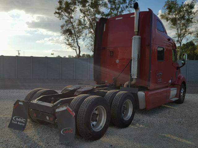 1XP7D49X4AD794827 - 2010 PETERBILT 387 RED photo 4