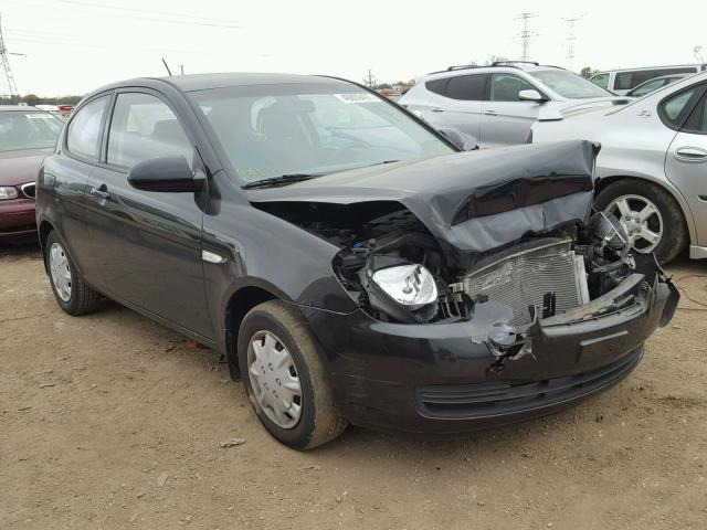 KMHCM36C18U071843 - 2008 HYUNDAI ACCENT GS BLACK photo 1