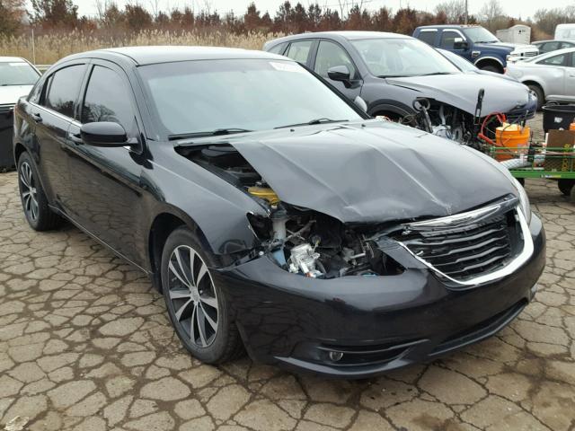 1C3CCBHG2CN263443 - 2012 CHRYSLER 200 S BLACK photo 1