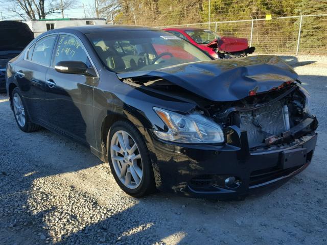 1N4AA5APXAC866837 - 2010 NISSAN MAXIMA S BLACK photo 1