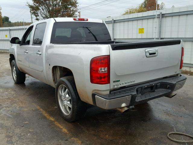 3GCPKSEA2BG153810 - 2011 CHEVROLET SILVERADO SILVER photo 3