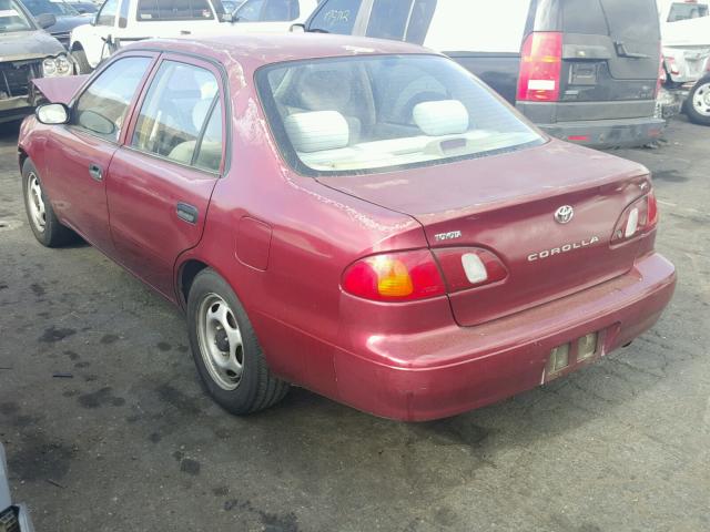 1NXBR12E8XZ176967 - 1999 TOYOTA COROLLA BURGUNDY photo 3