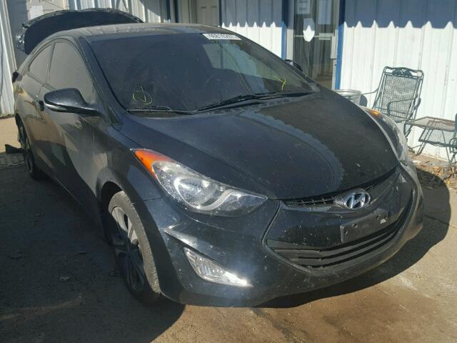 KMHDH6AE0DU014806 - 2013 HYUNDAI ELANTRA CO BLACK photo 1