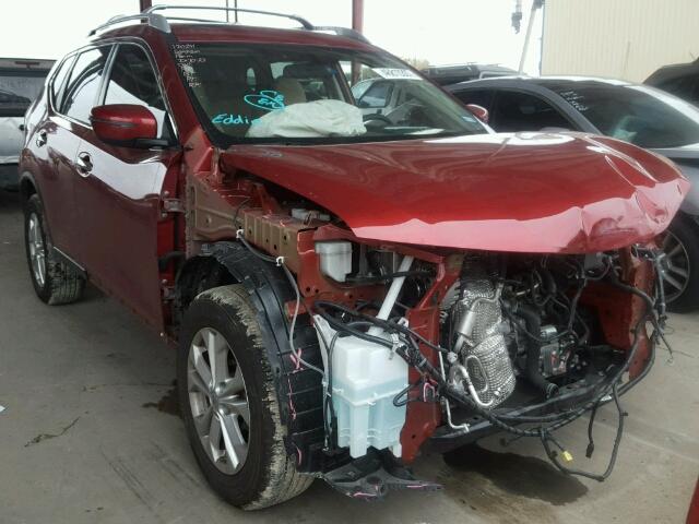 5N1AT2MT6GC770140 - 2016 NISSAN ROGUE S MAROON photo 1