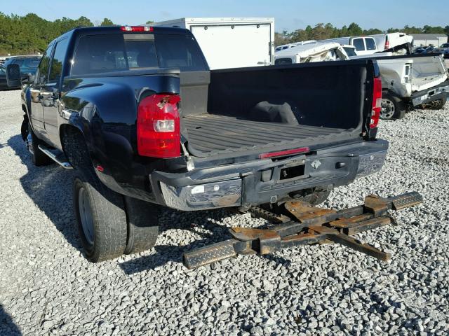 1GCJC33697F563679 - 2007 CHEVROLET SILVERADO BLACK photo 3