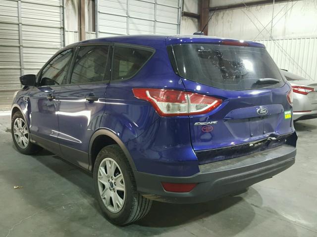 1FMCU0F77EUC75463 - 2014 FORD ESCAPE S BLUE photo 3