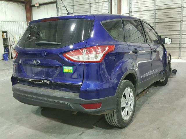 1FMCU0F77EUC75463 - 2014 FORD ESCAPE S BLUE photo 4