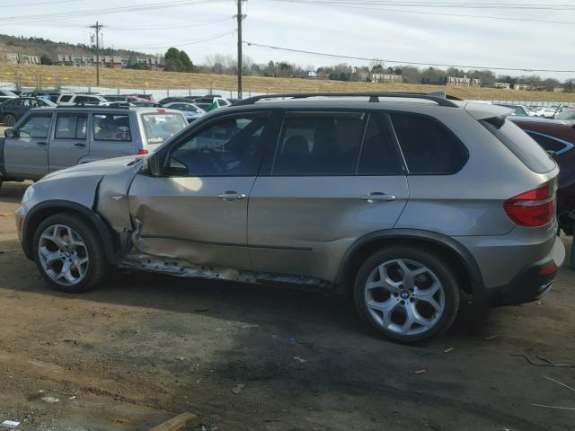 5UXFE83508LZ99438 - 2008 BMW X5 4.8I BEIGE photo 9