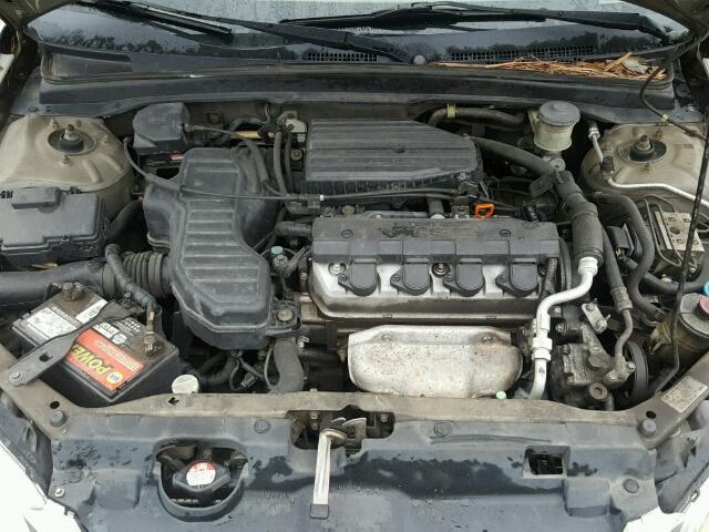 2HGES26724H534863 - 2004 HONDA CIVIC EX TAN photo 7