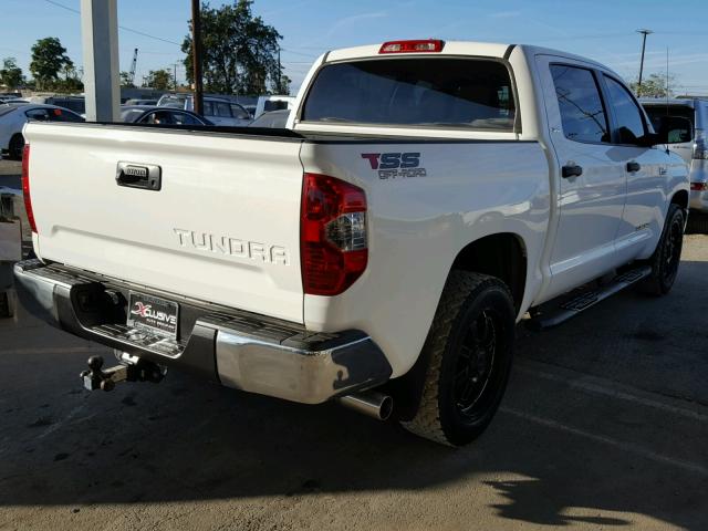 5TFEY5F18EX169659 - 2014 TOYOTA TUNDRA WHITE photo 4